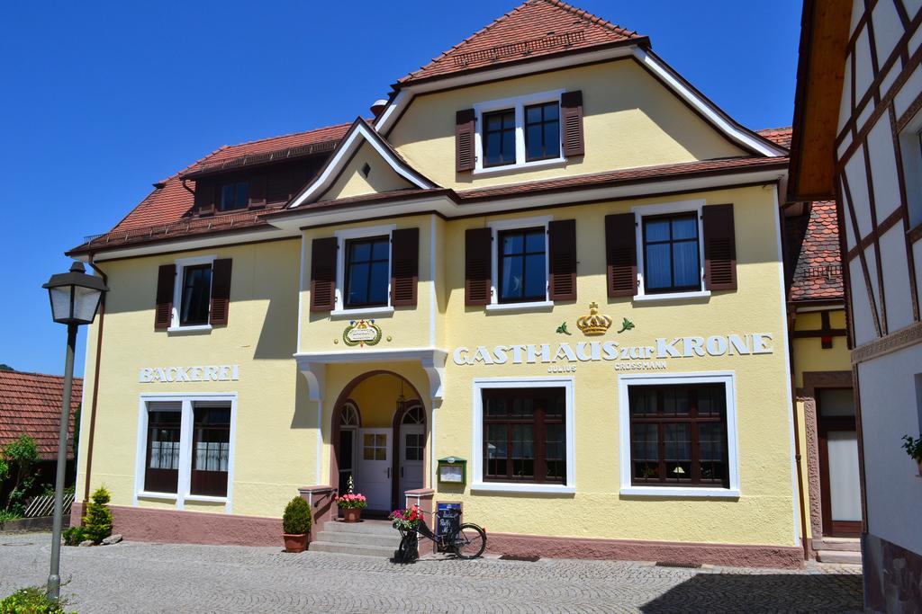 Gasthaus zur Krone Weisenbach Exterior foto